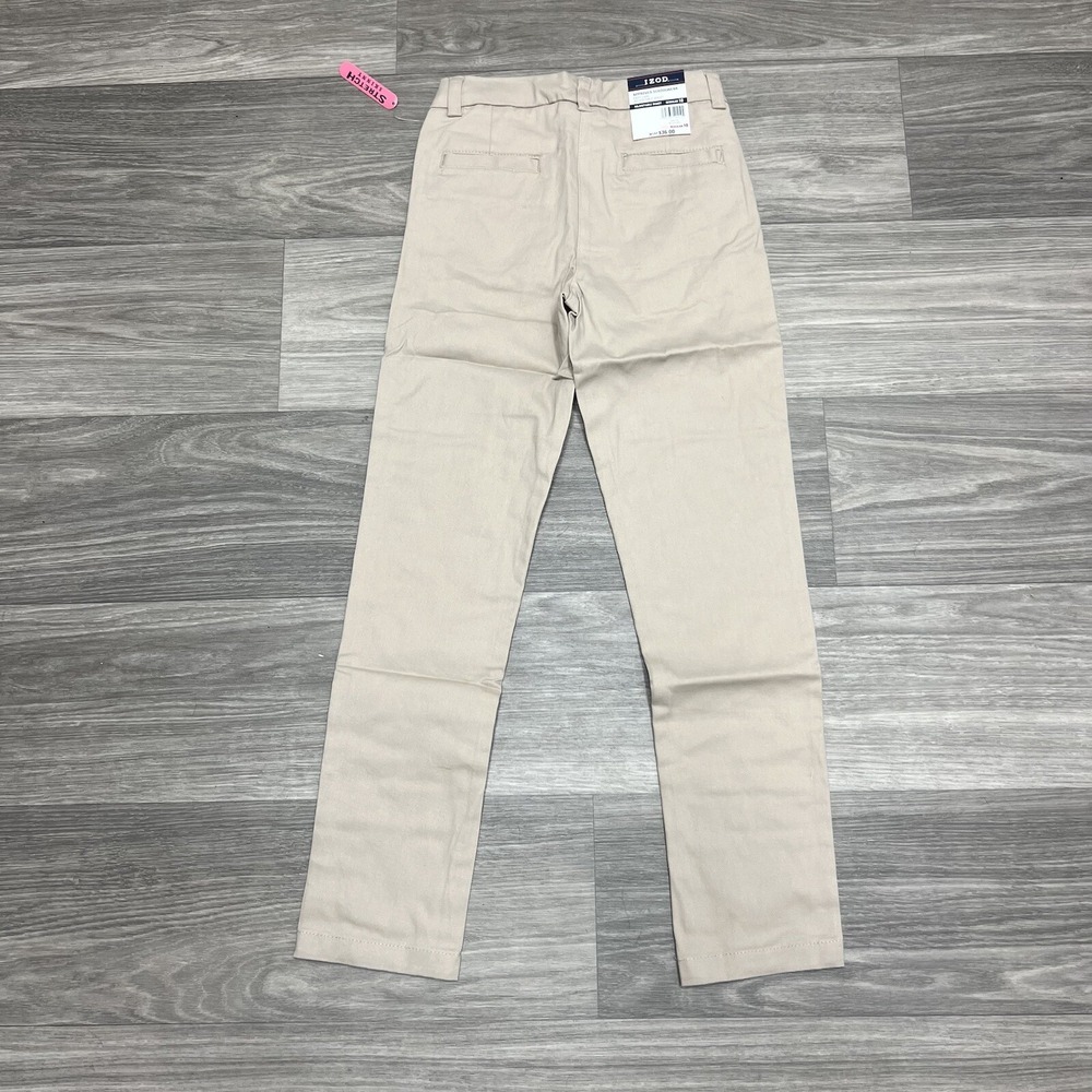 IZOD Girls Pants Size 10 Regular Approved Schoolwear Easy Care Adjustable Waist